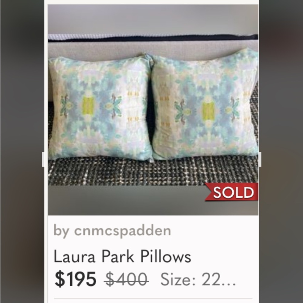 Laura Park Pillows